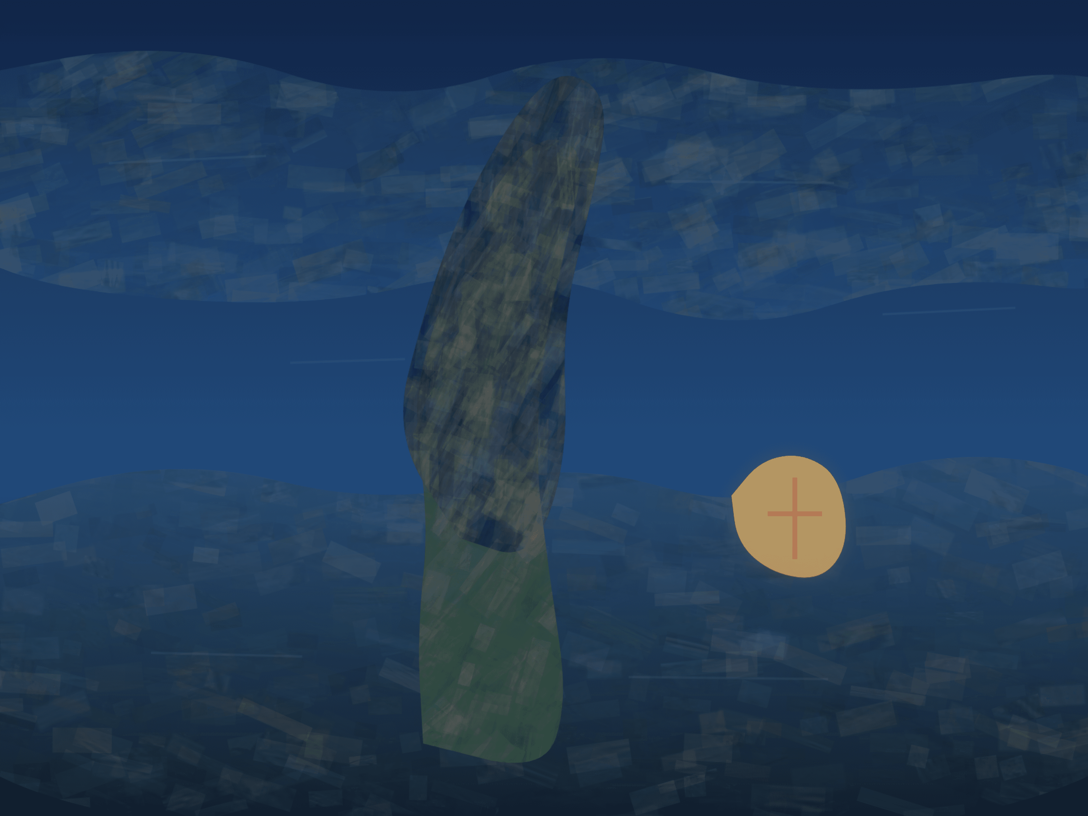 2026-08-24-met-texture-van-gogh-engine-v1 · van-gogh-cypress-nocturne, rendered by Unattributed renderer