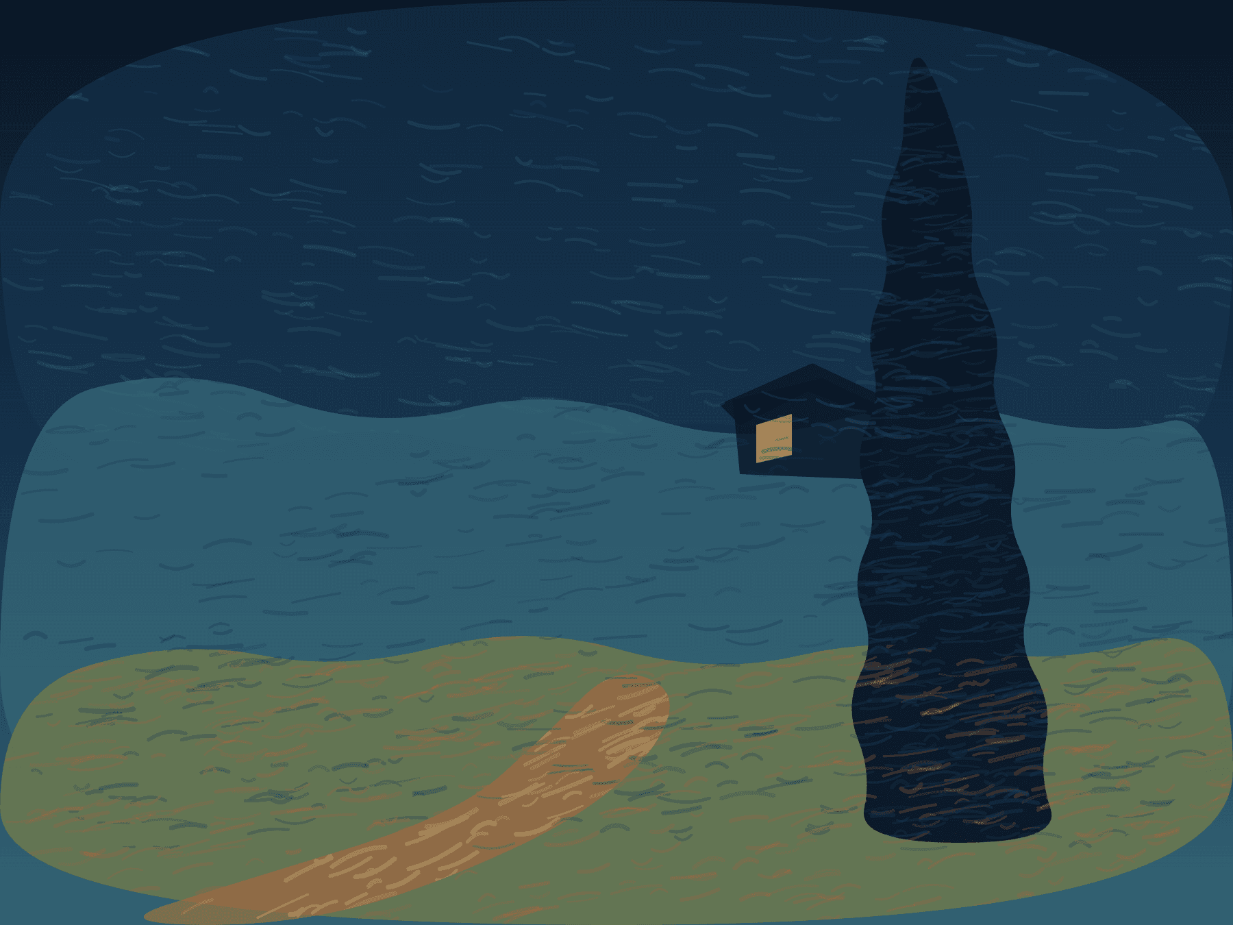 van-gogh-landscape-room-v2 · van-gogh-cypress-room-v2, rendered by Unattributed renderer