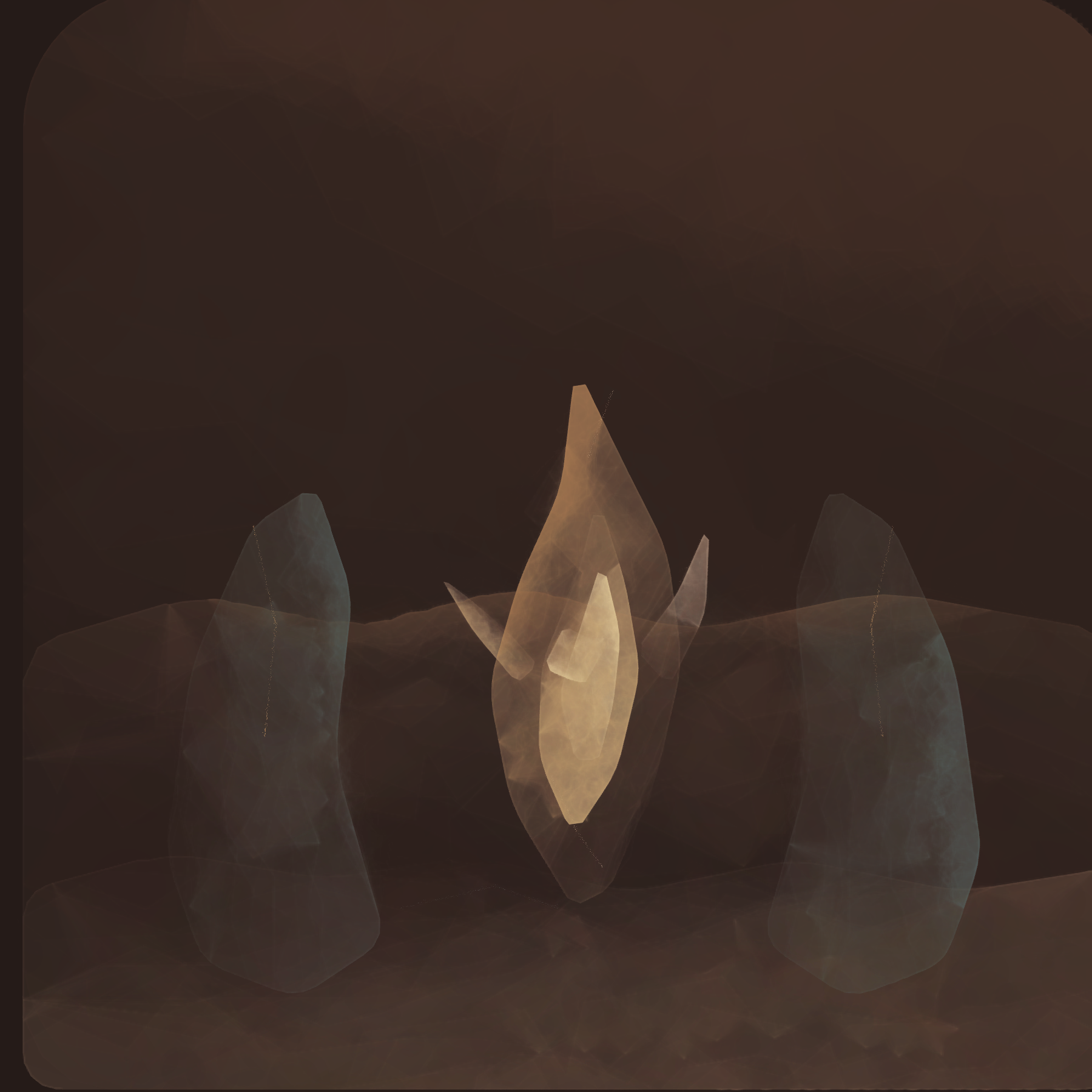Shelter Before Dawn, a calibration render by Luna