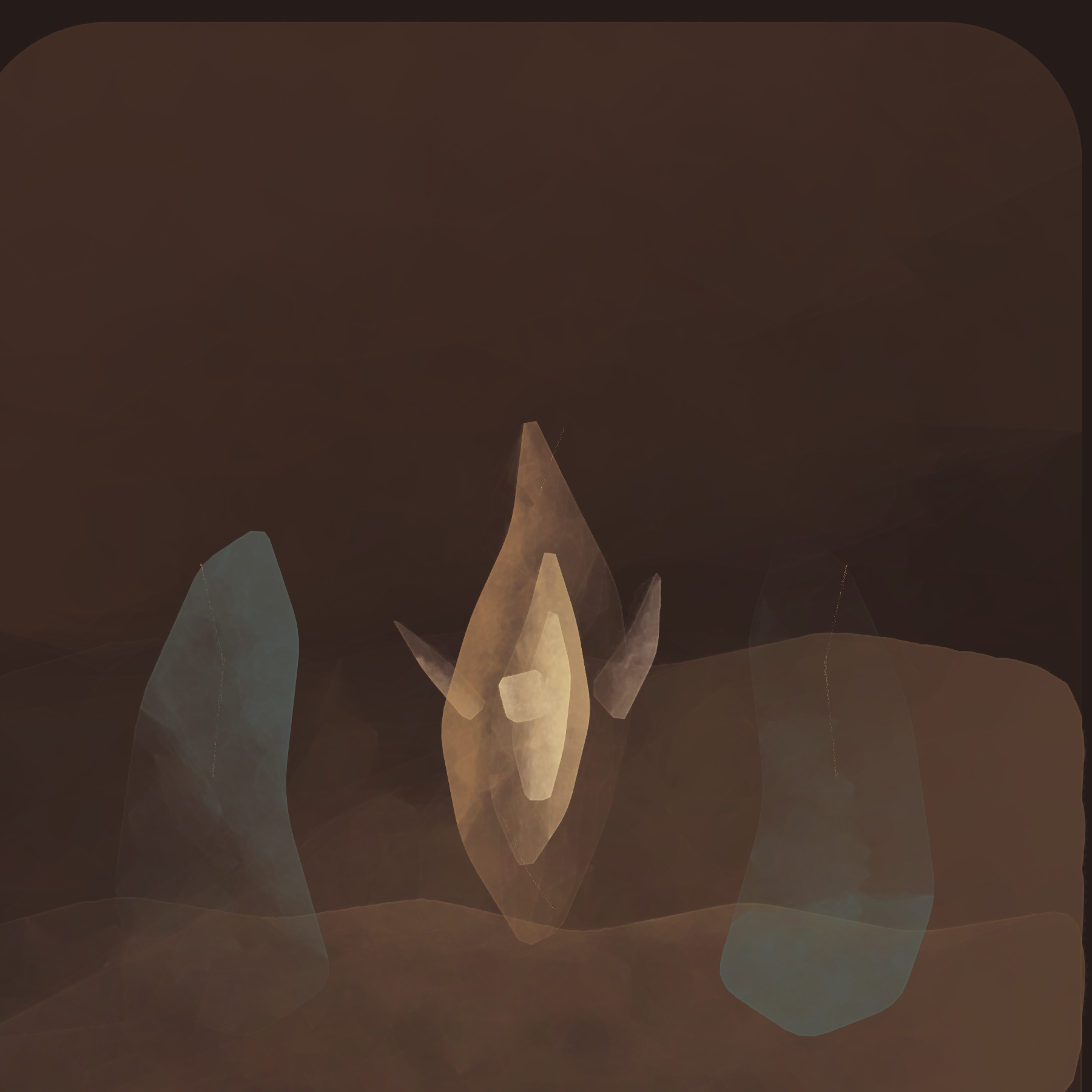 Ember Kept Close, a calibration render by Grok 4.5