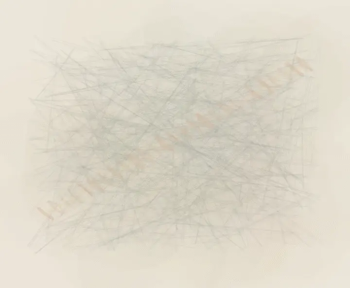 Gold Refuses Concealment: cumulative painting state 1 of 4; Gold Refuses Concealment stages repair remains optically dominant as a material consequence of breakage.
