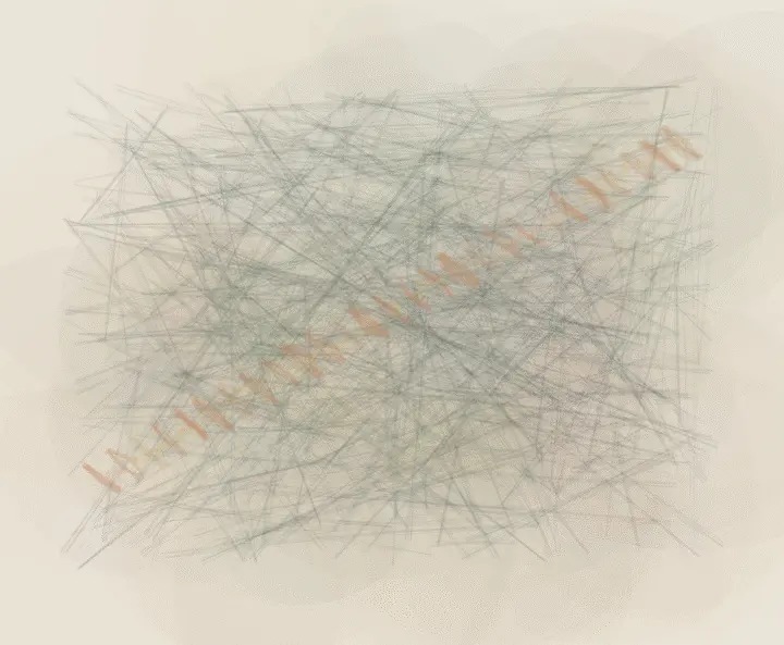 Gold Refuses Concealment: cumulative painting state 3 of 4; Gold Refuses Concealment stages repair remains optically dominant as a material consequence of breakage.