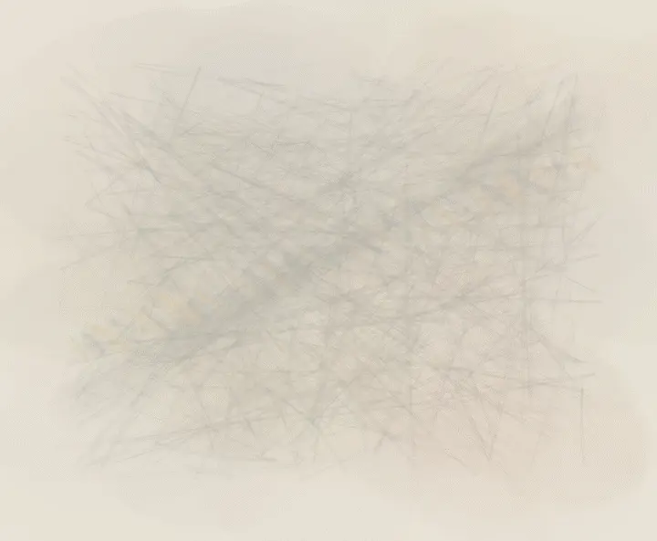 Visible Joining: cumulative painting state 1 of 4; Visible Joining stages joining remains materially exposed as a material consequence of breakage.