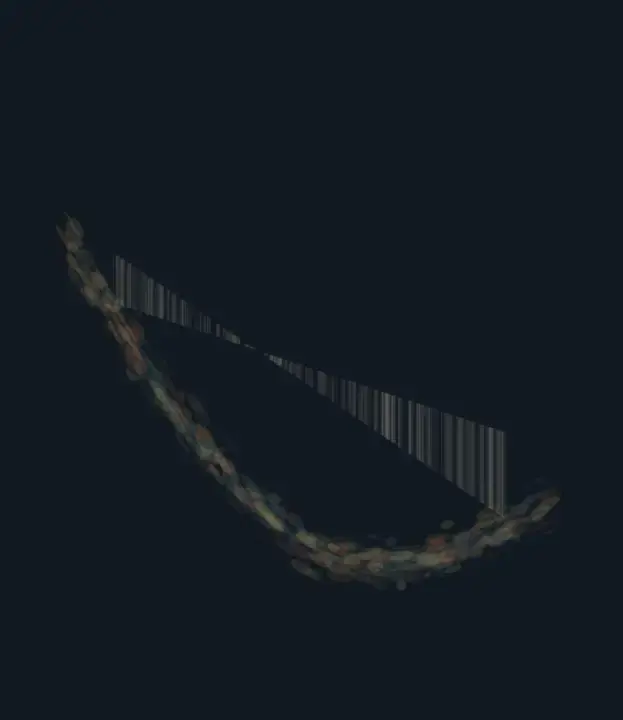 A Thread Learns Architecture: cumulative painting state 1 of 4; load-bearing thread suspends, redirects, or retains an unresolved consequence.