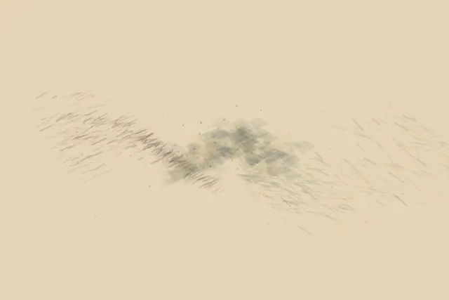 occlusion contact transfers color, pressure, and residue between unequal neighboring fields.