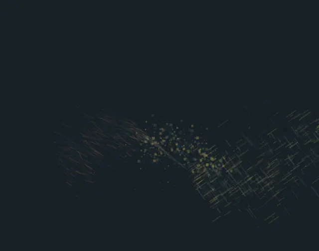 woven contact transfers color, pressure, and residue between unequal neighboring fields.