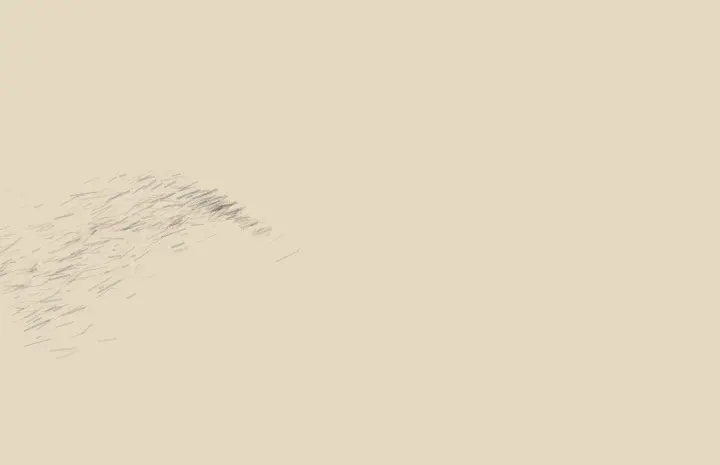 Nearness Without Surrender: cumulative painting state 1 of 4; load contact transfers color, pressure, and residue between unequal neighboring fields.