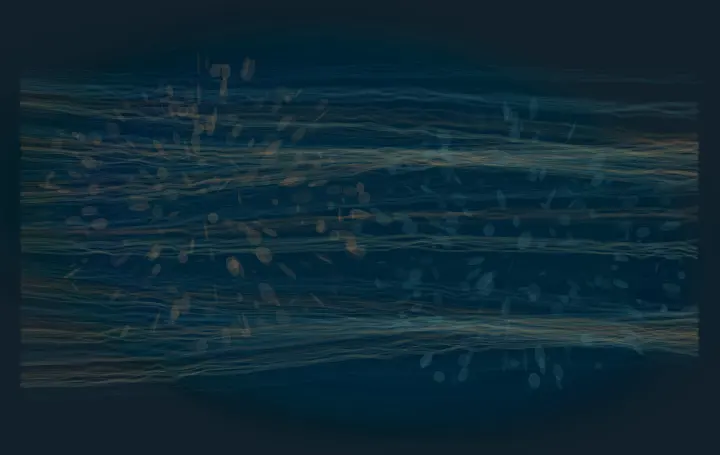 River Without Division: cumulative painting state 4 of 4; River Without Division stages cross-bank river exchange as reciprocal material consequence.