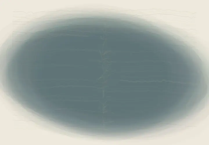 The Edge We Carry Together: cumulative painting state 3 of 4; The Edge We Carry Together stages co-supported edge as reciprocal material consequence.