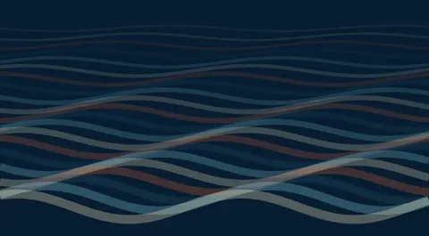 Closed Water Receives a Call: cumulative painting state 1 of 4; Closed Water Receives a Call makes a pulse crosses water by changing its local surface tension visible.