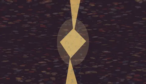Resistance Leaves a Bright Scar: cumulative painting state 4 of 4; Resistance Leaves a Bright Scar makes compressed matter stores resistance until one bright fracture releases it visible.
