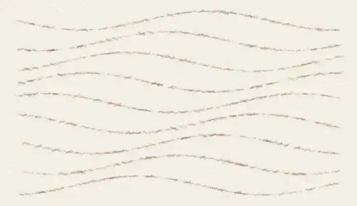 Earth Changed by Passage: cumulative painting state 2 of 3; Earth Changed by Passage uses path braid erosion so small meaningful words carry the image's pressure and open intervals.