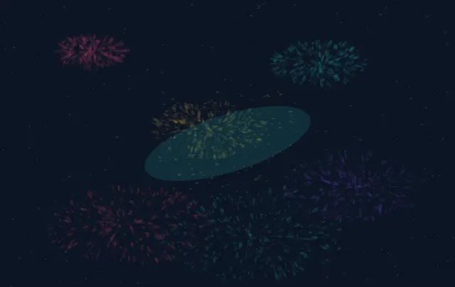 The Ground Dreams in Color makes the open painter lets chromatic bodies choose their own gravity visible.