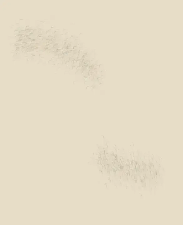 Grammar of a Flock: cumulative painting state 2 of 4; interrogative flock turns many local decisions into an open spatial event.