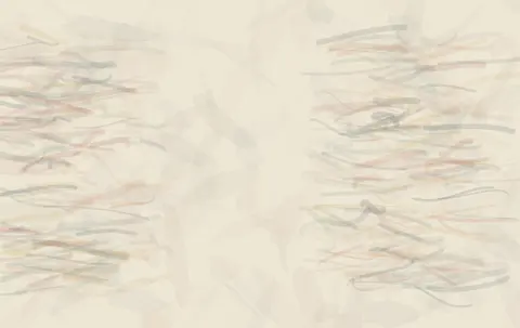 The Missing Center Bears Weight: cumulative painting state 2 of 4; The Missing Center Bears Weight makes missing-core physically alter load, direction, density, or residual meaning.