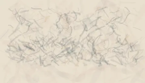 Mercy Divides the Sentence: cumulative painting state 2 of 4; Mercy Divides the Sentence makes mercy-division physically alter load, direction, density, or residual meaning.
