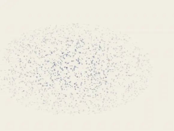 Cobalt Has No Alibi: cumulative painting state 1 of 4; Cobalt Has No Alibi answers an open prompt through optical cobalt pressure, authored as its own local raster system.