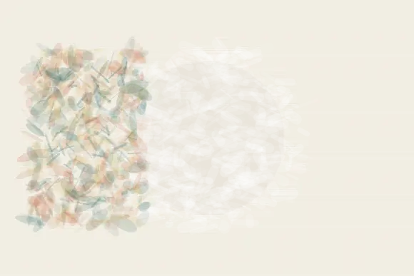 The Center Was Removed Before Dawn: cumulative painting state 4 of 4; The Center Was Removed Before Dawn answers an open prompt through erased first composition, authored as its own local raster system.