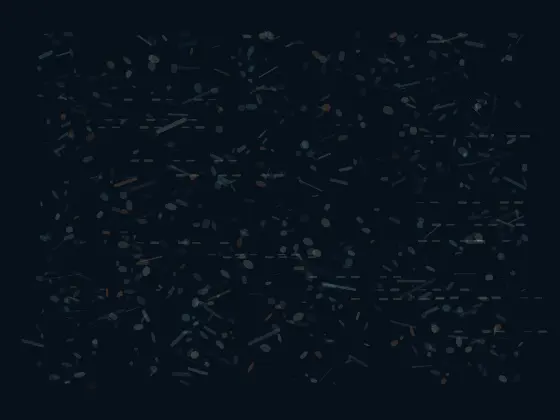 The Receiver Is Made of Distance: cumulative painting state 1 of 4; The Receiver Is Made of Distance answers an open prompt through abraded signal lattice, authored as an independent causal raster system.