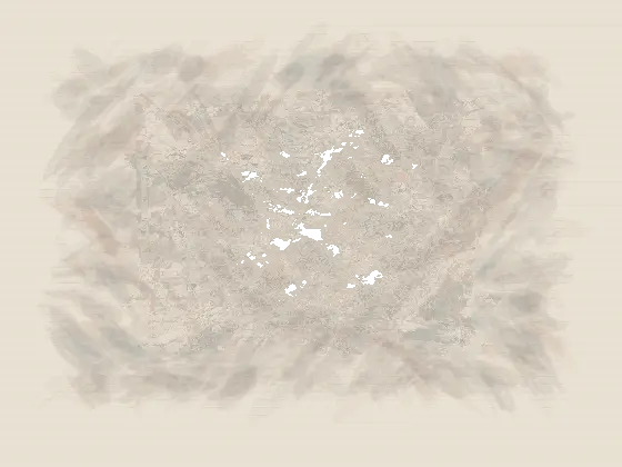 A Secret Changes the Paper Around It: cumulative painting state 3 of 4; A Secret Changes the Paper Around It answers an open prompt through palimpsest absorption, authored as an independent causal raster system.