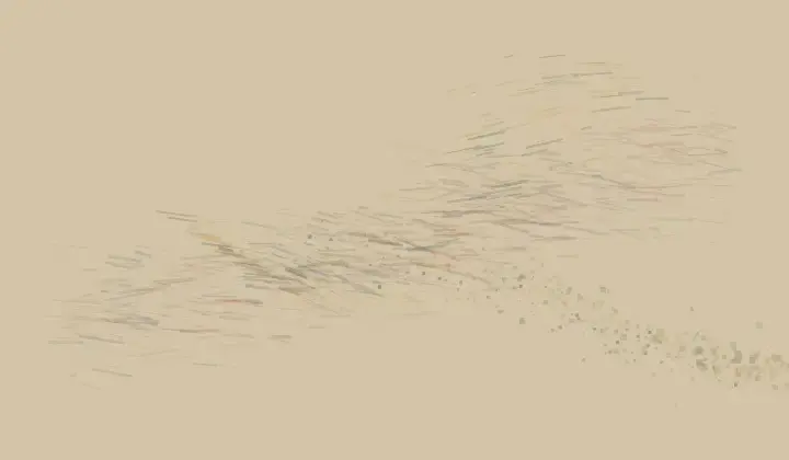 Migration Deposits a City: cumulative painting state 4 of 4; urban-deposition changes the support through deposition, pressure, absorption, or abrasion.