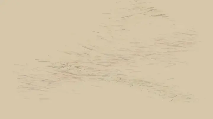 Road Compressed by Mountain: cumulative painting state 4 of 4; road-compaction changes the support through deposition, pressure, absorption, or abrasion.
