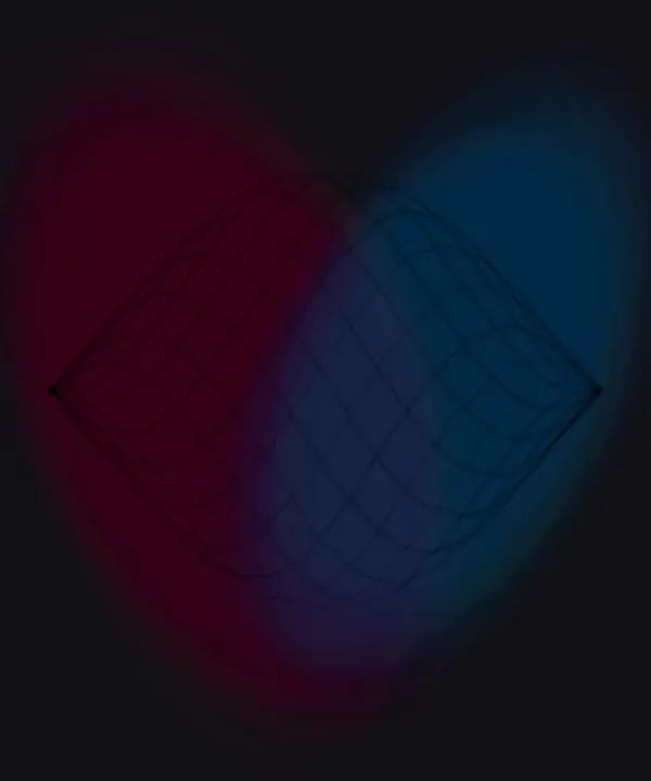 Separate Wounds Share a River: cumulative painting state 2 of 4; Separate Wounds Share a River translates split capillary deltas into a local relational field.