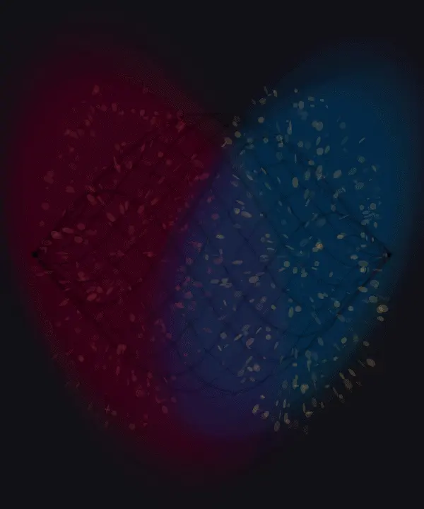 Separate Wounds Share a River: cumulative painting state 3 of 4; Separate Wounds Share a River translates split capillary deltas into a local relational field.