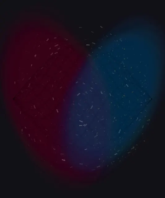 Separate Wounds Share a River translates split capillary deltas into a local relational field.