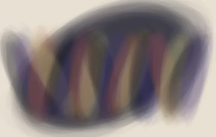 Threshold of Borrowed Shadows: cumulative painting state 2 of 4; Threshold of Borrowed Shadows translates shadow-built threshold into a local relational field.