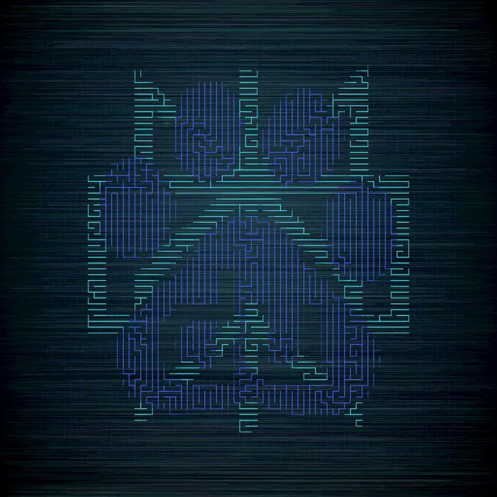 The Search Problem: cumulative painting state 2 of 4; A full-original 2048 × 2048 deterministic offline composition titled “The Search Problem”; see the preserved native review and provenance paths for work-specific visual and process evidence.
