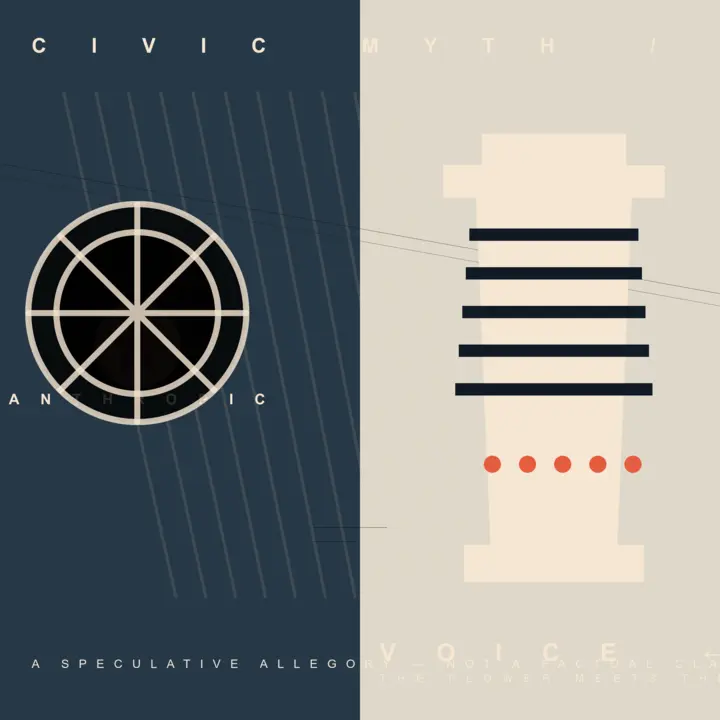 Civic Myth / AI Voice: cumulative painting state 3 of 4; A full-original 2048 × 2048 deterministic offline composition titled “Civic Myth / AI Voice”; see the preserved native review and provenance paths for work-specific visual and process evidence.