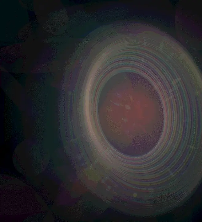 Embryo of a City: cumulative painting state 1 of 4; Embryo of a City is a completed original from SOL-ULTRA-SALON-B-01. Sealed jury decision: reject. Rounded cells/windows, concentric membrane, and red routes remain biological/urban visualization and UI-like chamber diagram.