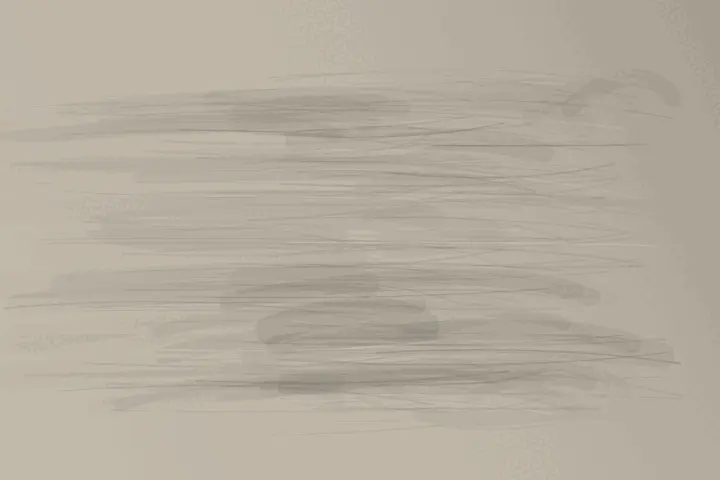 Ash Keeps the Wind: cumulative painting state 2 of 4; Ash Keeps the Wind interprets wake through directional ash drift as an independently authored causal raster.