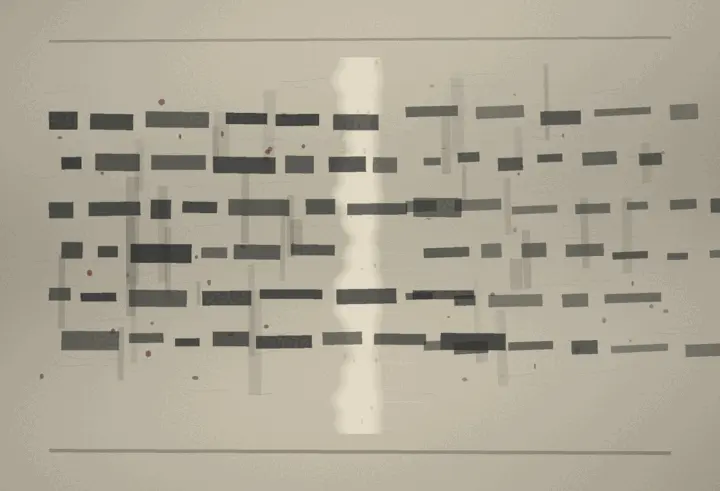 Grammar Around a Missing Verb: cumulative painting state 3 of 4; Grammar Around a Missing Verb interprets wake through grammatical pressure field as an independently authored causal raster.