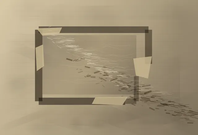 Memory Erodes Its Own Frame makes the prompt “Memory erodes its own frame.” visible through a distinct causal wake, retained material consequence, and asymmetric field hierarchy.