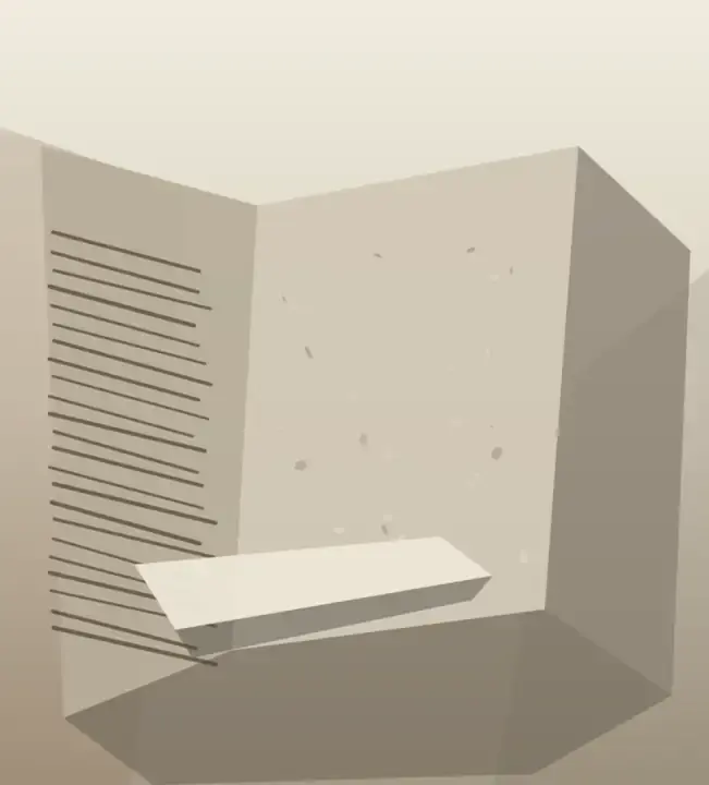Five Measures Under Lime: cumulative painting state 2 of 4; Five Measures Under Lime answers the prompt through ruptured room psalm, preserving aftermath as a physical event.