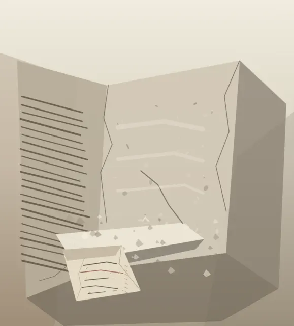 Five Measures Under Lime answers the prompt through ruptured room psalm, preserving aftermath as a physical event.