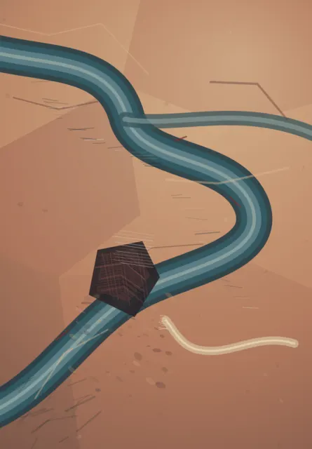 The Bend Keeps Its Weight answers the prompt through burdened river bend, preserving aftermath as a physical event.